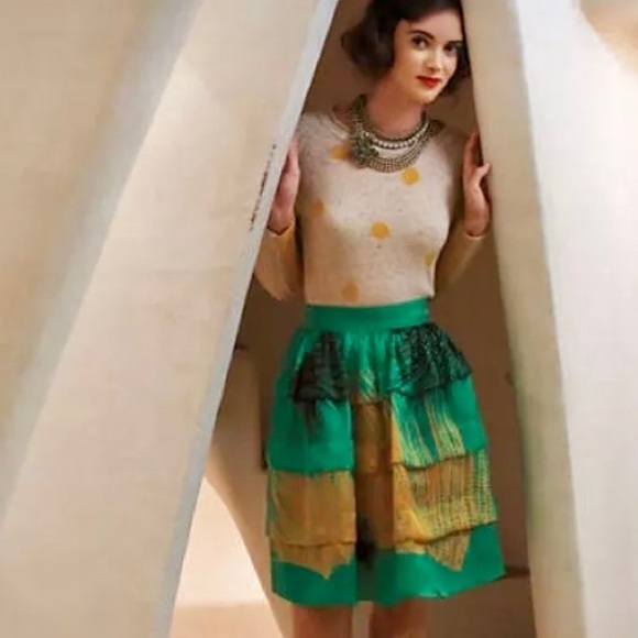 Anthropologie Dresses & Skirts - ❗️FINAL PRICE❗️ Anthropologie Sariah Silk Skirt 2